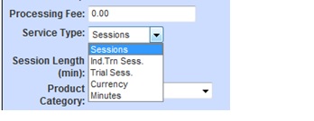 service charge type 64